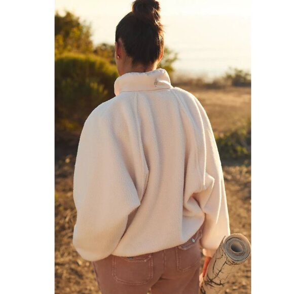 FP Movement x Hatch Neutral Hit The Slopes Full Snap Fleece Jacket XS NWT - Picture 2 of 10